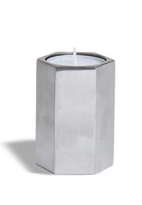 Urnwebshop Miniurn met Waxinelichtje RVS-look (0.2 liter)