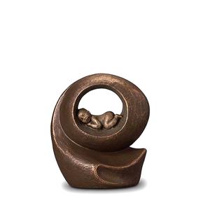 Urnwebshop Kleine Keramische Art Urn Gemis (0.5 liter)