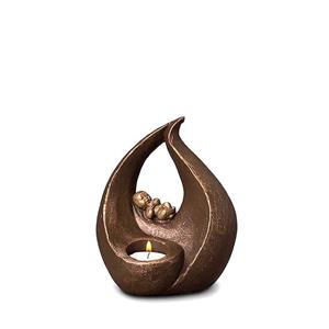 Urnwebshop Kleine Keramische Art Urn Verlichte Tederheid (0.75 liter)