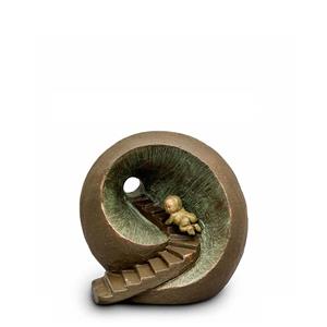 Urnwebshop Kleine Keramische Art Urn Oneindige Tunnel (1 liter)