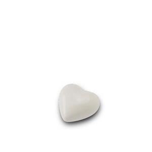 Urnwebshop Mini Keramische Hart Urn Matwit (0.05 liter)