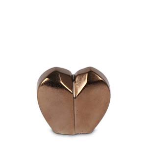 Urnwebshop Mini Gouden Keramische Gebroken Hart Urn (0.04 liter)