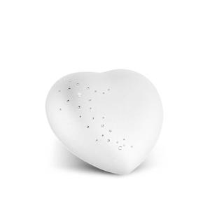 Urnwebshop Kleine Hart Urn Matwit, Swarovski Sterrenregen (0.5 liter)