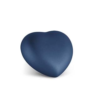 Urnwebshop Kleine Hart Urn Marineblauw (0.5 liter)