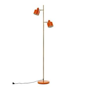 Dyberg Larsen Staande Lamp Ocean Oranje/messing Ø11cm E14
