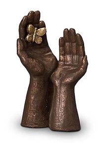 Urnwebshop Keramische Mini Art Urn Als een Vlindertje (0.2 liter)