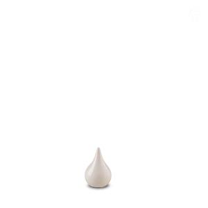 Urnwebshop Unica Mini Traanurn Hoogglans Wit (0.1 liter)