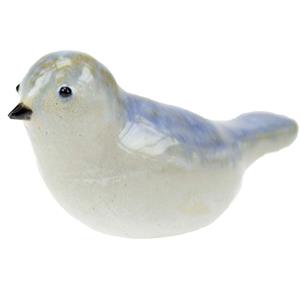 Urnwebshop Vogel Urntje Iris, Parelwit-Blauw (0.06 liter)