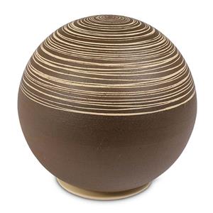 Urnwebshop Grote Keramische Bol Urn Antraciet (3 liter)