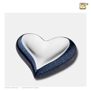 Urnwebshop LoveUrns Harturn Klassiek Gespikkeld Indigo (0.05 liter)
