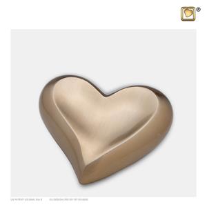 Urnwebshop LoveUrns Design Hart Urn Double Gold (0.05 liter)