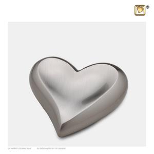 Urnwebshop LoveUrns Design Hart Urn Double Silver (0.05 liter)