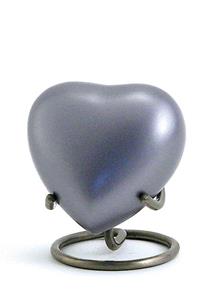 Urnwebshop Lineas Starlight Blue Hart Urn, inclusief Standaard (0.11 liter)