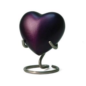Urnwebshop Monterey Purple Hart Urn, inclusief Standaard (0.1 liter)