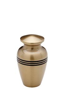 Urnwebshop Messing Mini Urn Classic Gold (0.05 liter)