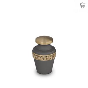 Urnwebshop Messing Mini Vaas Urn Bloemen-Sierband (0.05 liter)