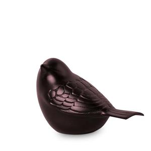 Urnwebshop Songbird Vogel Urntje Antiek Brons (0.1 liter)