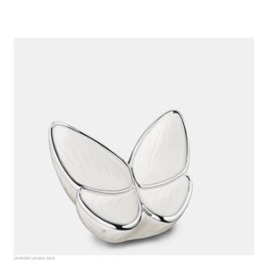 Urnwebshop LoveUrns Butterfly Urntje Wit (0.05 liter)