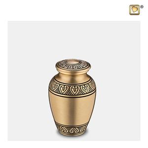 Urnwebshop LoveUrns Mini Urn Klassiek Matgoud (0.05 liter)