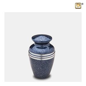 Urnwebshop LoveUrns Miniurn Klassiek Gespikkeld Indigo (0.05 liter)