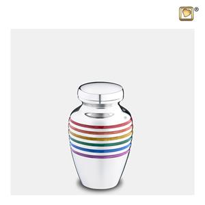 Urnwebshop Messing LoveUrns Mini Rainbow Urn Pride (0.05 liter)
