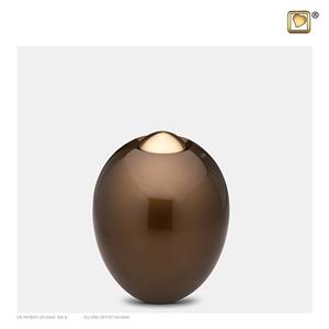 Urnwebshop Messing Mini Adore Urn Golden Brown Brons (0.04 liter)