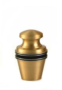 Urnwebshop Messing Mini Urn Matgoud (0.08 liter)