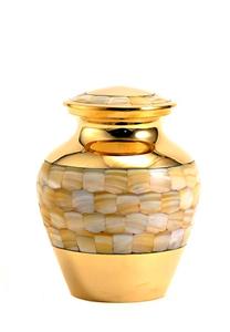 Urnwebshop Kleine Mother of Pearl Elite Mini Urn (0.65 liter)