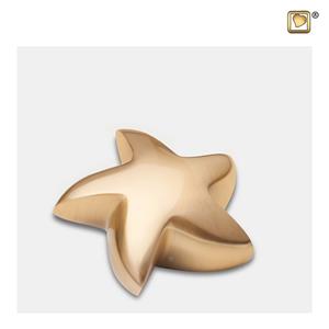 Urnwebshop Mini LoveUrns Ster Urn Mat goud (0.045 liter)