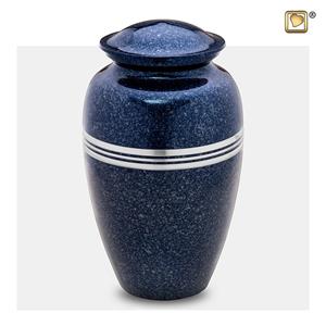 Urnwebshop Grote LoveUrns Urn Klassiek Gespikkeld Indigo (3.4 liter)