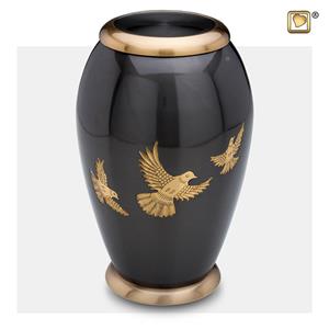 Urnwebshop Grote LoveUrns Urn Matgouden Duiven (3.35 liter)