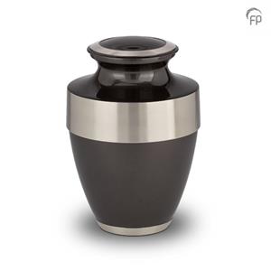 Urnwebshop Grote Klassieke Urn Antraciet - Shiny Black (3.2 liter)