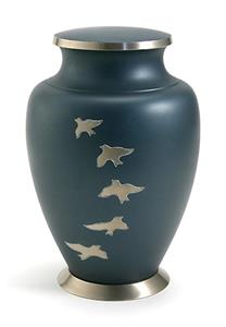 Urnwebshop Grote Messing Aria Ascending Doves Urn (3.5 liter)