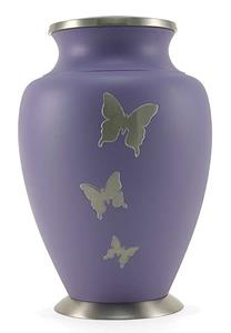 Urnwebshop Grote Messing Aria vlinders Urn (3.5 liter)