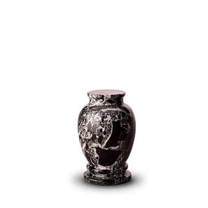 Urnwebshop Marmeren Mini Urn Witzwart (0.15 liter)