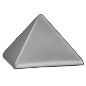 Urnwebshop Middelgrote Piramide Urn Steengrijs (1.5 liter)