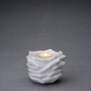 Urnwebshop Keramische Mini Urn De Christus White (0.4 liter)