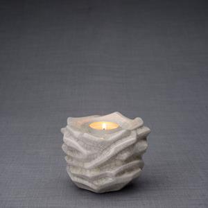 Urnwebshop Keramische Mini Urn De Christus Craquele (0.4 liter)