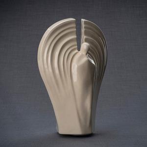 Urnwebshop Keramische Crematie As Urn Guardian Transparant (3.2 liter)