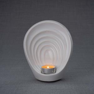 Urnwebshop Keramische Mini Urn Guardian White (0.3 liter)