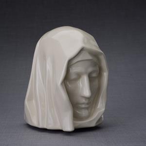 Urnwebshop Keramische Crematie As Urn Holy Mother Transparant (5.1 liter)