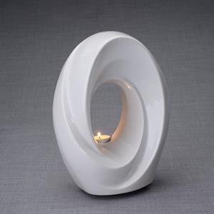 Urnwebshop Keramische Art Urn Passage White (3.2 liter)