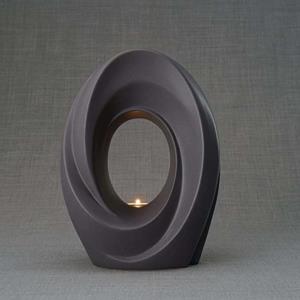 Urnwebshop Keramische Art Urn Passage Gray Matte (3.2 liter)