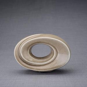 Urnwebshop Keramische Mini Urn Passage Beige Grey (0.45 liter)