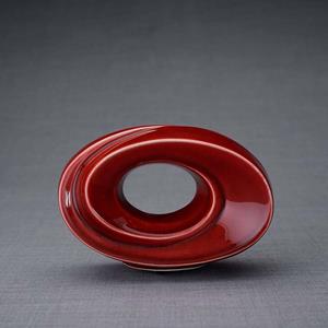 Urnwebshop Keramische Mini Urn Passage Shiny Red (0.45 liter)