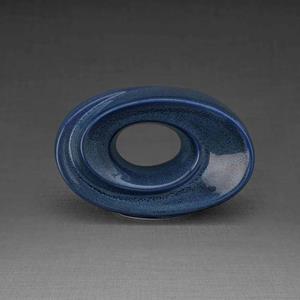 Urnwebshop Keramische Mini Urn Passage Blue Melange (0.45 liter)
