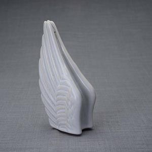 Urnwebshop Keramische Mini Urn Wings Grey (0.22 liter)