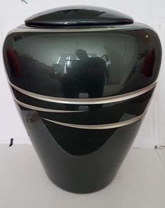 Urnwebshop Ovale Resin Urn Grey (3.8 liter)