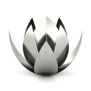 Urnwebshop RVS Lotus Urn Large (3.7 liter)