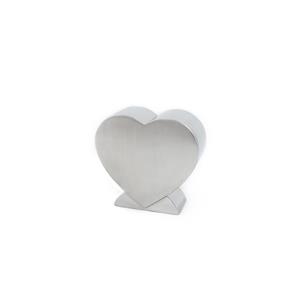 Urnwebshop Kleine RVS Hart Urn (0.7 liter)